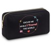 Funny Travel Gifts for Women Zipper Makeup Bag Birthday Gift