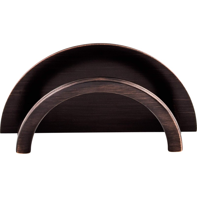 Top Knobs TK53ORB Sanctuary Collection 3-1/2" Half Circle Open Pull,