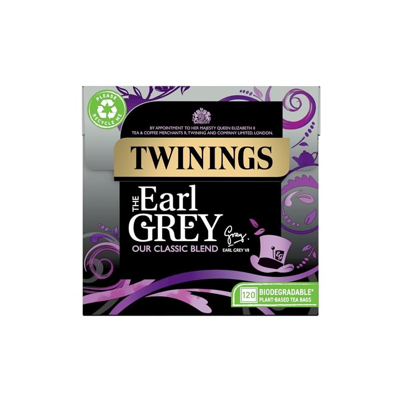 Twinings Earl Grey Full & Fragrant Earl Grey Tea Bags,