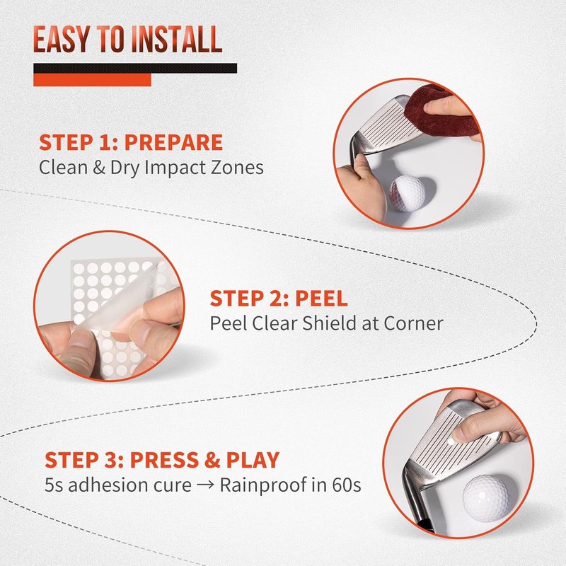 0.25" Reflective Dot Stickers for Golf Launch Monitors – 300