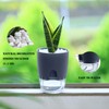 Planterhoma Self Watering Pots for Indoor Plants, 6 Pack, 3.2/4/6