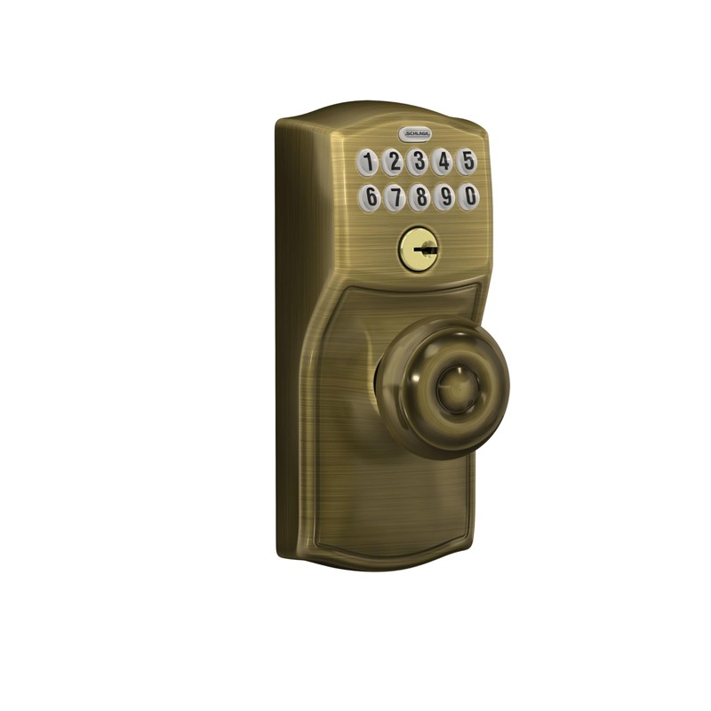 SCHLAGE FE595 CAM 609 GEO Camelot Keypad Entry with Flex-Lock