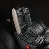 AOMSAZTO Console Cover Armrest Pad with Keyhole Compatible with Jeep