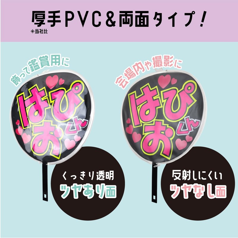 Collesapo UCWC900 Fan Cover, 3 Pieces, For Jumbo Uchiwa, Transparent,
