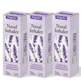 PUFFIAIR Nasal Stick (3 Pack) 丨Pure Lavender & Chamomile Extract丨Sleep and Calm Support