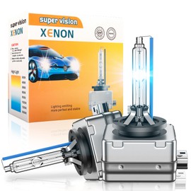 SENROBO D1S HID Xenon Headlight Bulbs,8000K White Blue,35W Upgraded 350% Brighter High and Low Beam Xenon Replacement Light Bulb,Pack of 2