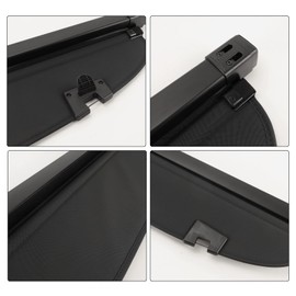 D-Lumina CX5 Cargo Cover - Compatible with Mazda CX-5 2017 2018 2019 2020 2021 2022 2023 2024 2025 - Retractable Rear Luggage Trunk Security Covers Protector Anti Theft Shield Shade, Canvas