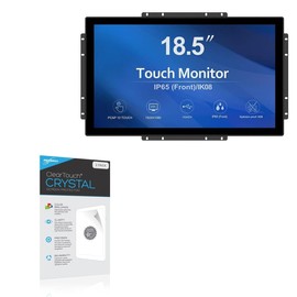 BoxWave Screen Protector Compatible With GreenTouch Open Frame Touch Monitor (18.5 in) - ClearTouch Crystal (2-Pack), HD Film Skin - Shields From Scratches
