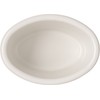 CFS S31042 Melamine Smooth Oval Ramekin, 2 oz, Bone