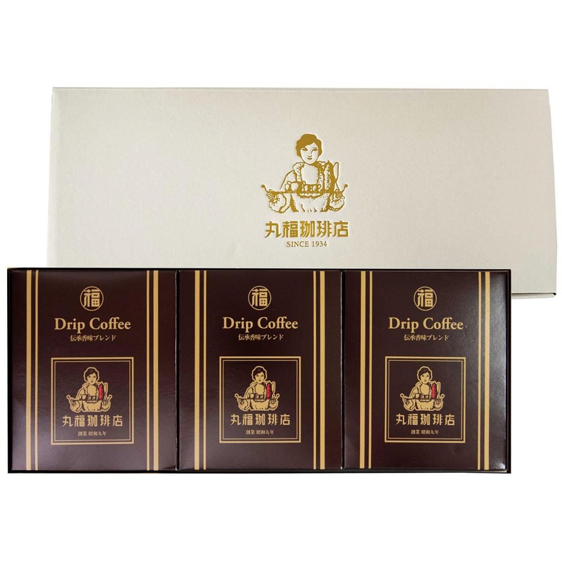 Marufuku Coffee Drip Coffee Set, 3 Boxes, Original Blend (0.5