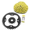 Chain & Black Sprocket fits Honda 400EX TRX400EX 1999-2004 Yellow