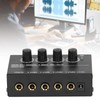 4 Channel Mixer Black Ultra Low Noise 4 Channel Compact