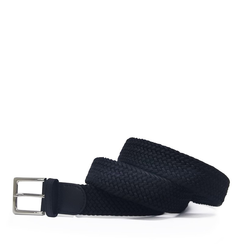 Gloop Unisex Elastic Fabric Belt Braided Stretch Belt for Men