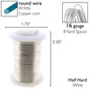 The Beadsmith 16-Gauge Lacquered Tarnish-Resistant Copper Wire for Jewelry Making,