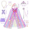 Princess Dress up Clothes for Little Girl, 11Pcs Princess Cape