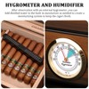 CIGARWONG Cigar Humidors Spanish Cedar Holds 25-35 Cigars Desktop Box