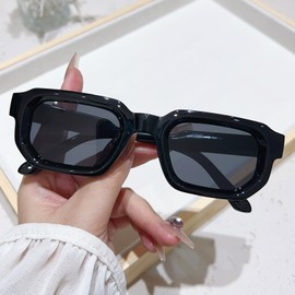 Polarized Square Quality Sunglasses for Men With 100% UV Protection Small Square Sun Glasses