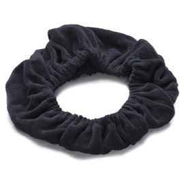 TASSI (Black Hair Holder Head Wrap Stretch Terry Cloth, The Best Way To Hold Your Hair Since...Ever!