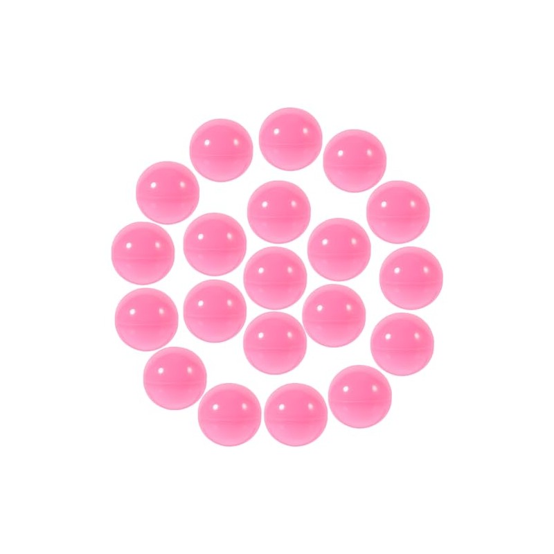 Kichvoe 50pcs Mini Ball Plastic Raffle Balls Empty Bingo Ball