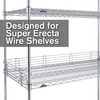 METRO L48N-4C Super Erecta 4" High Stackable Ledge for Wire