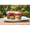 Charcoal Companion CC7308 Stuff-A-Burger 2 Piece Basket and Press Set