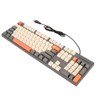 104 Keys Wired Keyboard 3 Colors Cute Gaming Keyboard USB