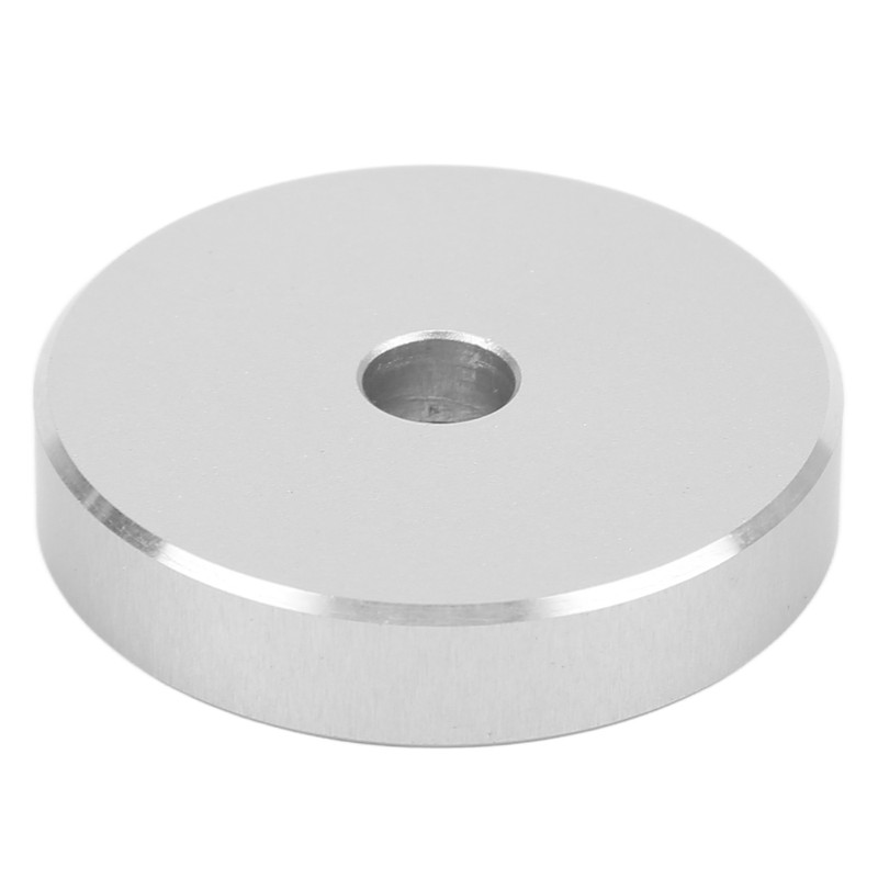 Phonograph Record Adapter Metal Turntable Disc Accessory Replacement Part Silver