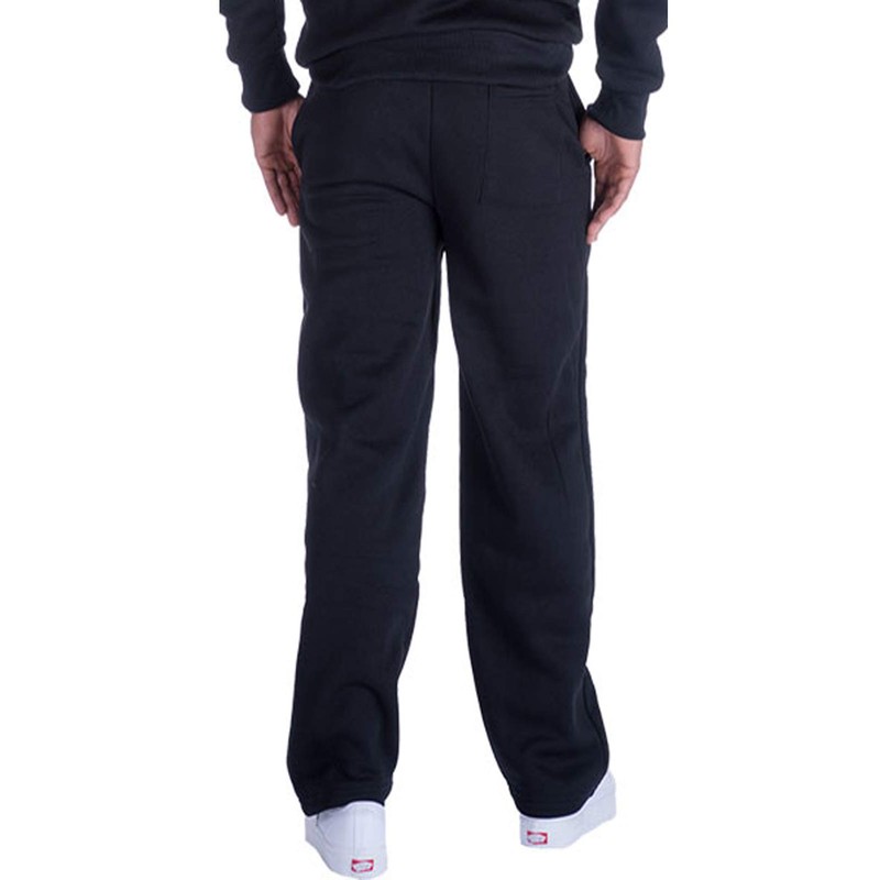 Mens Sweatpants Athletic Leg Opening Fleece Jogger Pants with Pockets