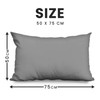 Microfiber Pillow Case 2 Pairs - Housewife Pillowcases - Plain