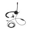 Telephone Headset Noise Reduction Volume Control 3.5mm Straight Plug Unilateral