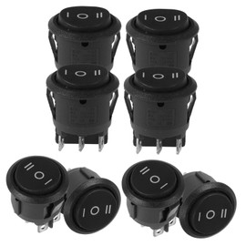 Gatuida 8pcs Car Toggle Switches Electronic Device Toggle Switch Vehicle Rocker Switch(6 Pin And 3 Position)