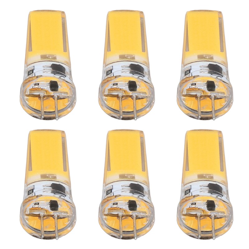 6 Pieces G4 LED Bulbs 9W Dimmable COB Lamp 500LM