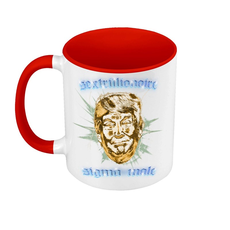 Tasse Farbe Premium Qualität rot – Sextrillionär Trump Lustiger Humor