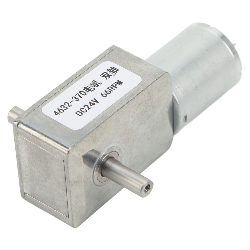 DC24V Double Shaft Worm Gear Motor 4632‑370 High Accuracy Speed