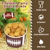 gisgfim Football Party Snack Bowls Supplies for 50 Guests Disposable