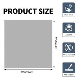 YeahBoom Washing Machine Cover 60 x 60 cm, Washing Machine Cover, Washing Machine Cover, Washing Machine Cover, Non-Slip