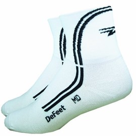 DeFeet AI D Logo Line White D1814 - white black line