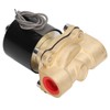 Electric Solenoid Valve Brass Structure Copper Coil 1 Way Flowing