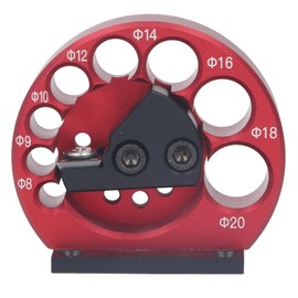 Dowel Maker Jig, 8 to 20mm Electric Drill Carbide Inserts Dowel Maker High Speed Dowel Cutter, High Accuracy Aluminum Alloy Electric Drill Milling Dowel Round Rod Auxiliary Tool