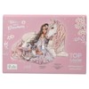 Depesche 13616 TOPModel Viva Violet - Briefpapier Set in Mappe,