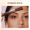 Eyebrow Pen with Precise Fork Tip, Waterproof, Sweat-Resistant, Natural Hair-Like