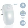 Electraline 58316 LED Night Light with On/Off Switch - White