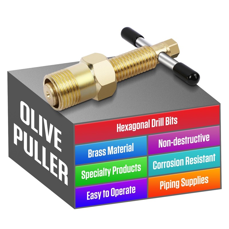 BELEY 15mm & 22mm Olive Pipe Puller Tool Solid Brass