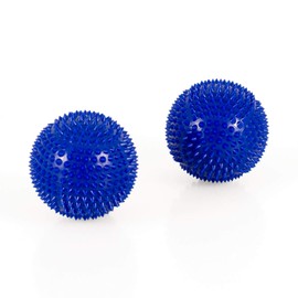 Magnetic Acupuncture Massage Balls, Set of 2, Diameter Approx. 55 mm, Blue