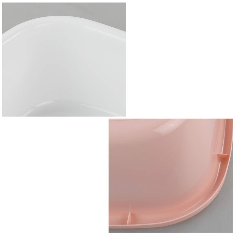 Morcte 4-Pack Square 12 Quart Plastic Wash Basin, Dish Wash