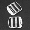 Operitacx 10 Pack Square Buckles 24mm Roller Buckles for Bag