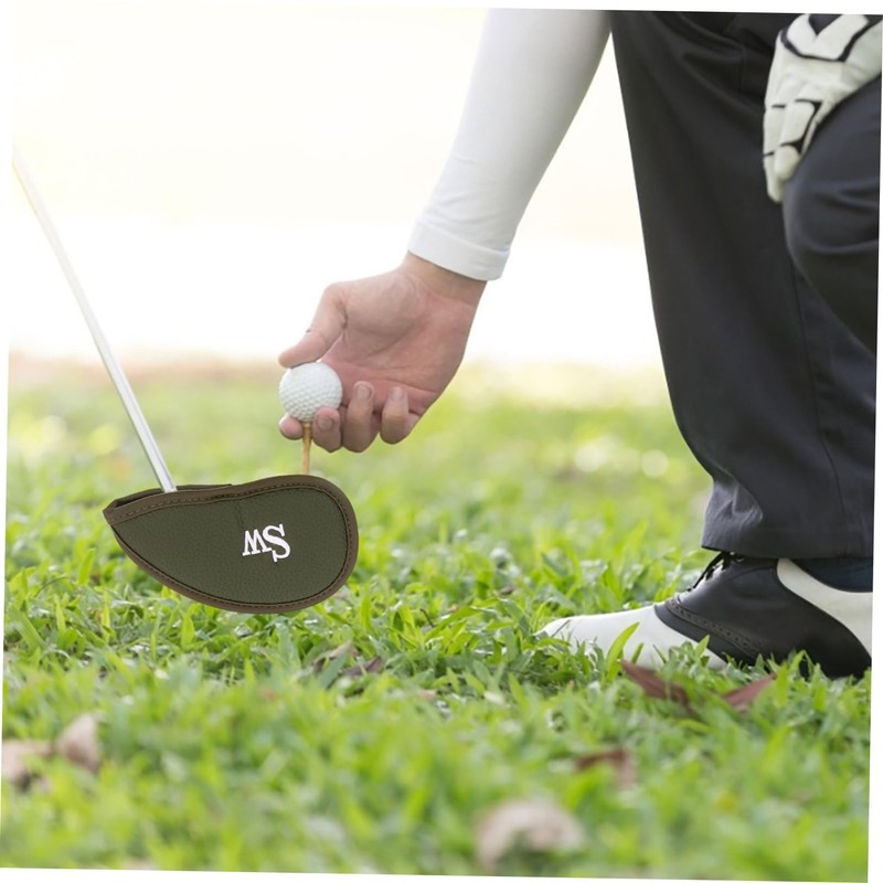 BESPORTBLE 12pcs PU Golf Club Iron Covers Thick Fake Protectors