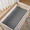 TILLYOU Pack and Play Sheet - Soft Quilted Crib Cover