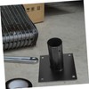 Levemolo 1set Heavy Duty Post Base Support for Fence Repair