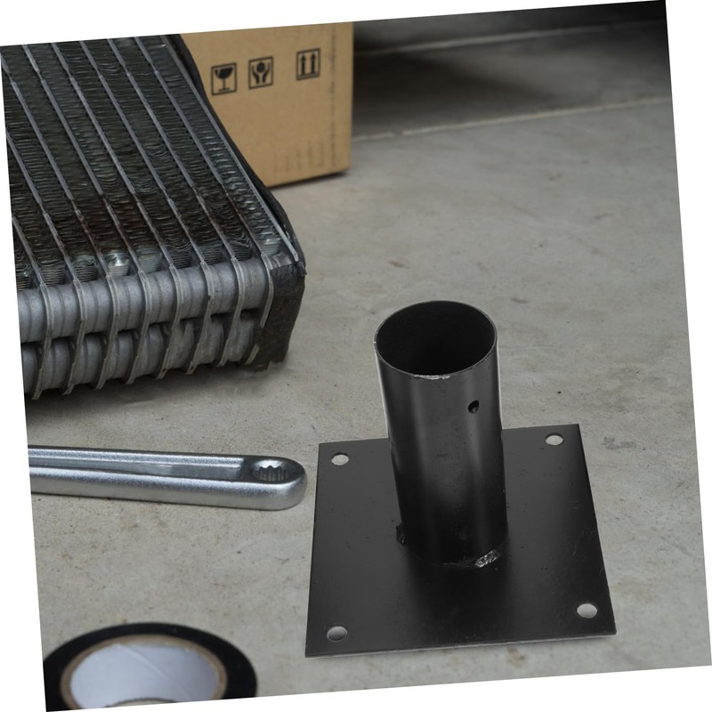 Levemolo 1set Heavy Duty Post Base Support for Fence Repair